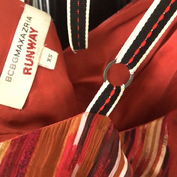 Final Clearance ❤️BCBG MAXAZRIA Runway Silk Cocktail Dress - Picture 4 of 7